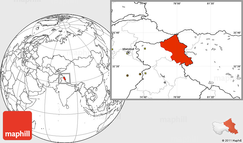 Mappa interattiva luoghi Kashmir Ladakh Zanskar